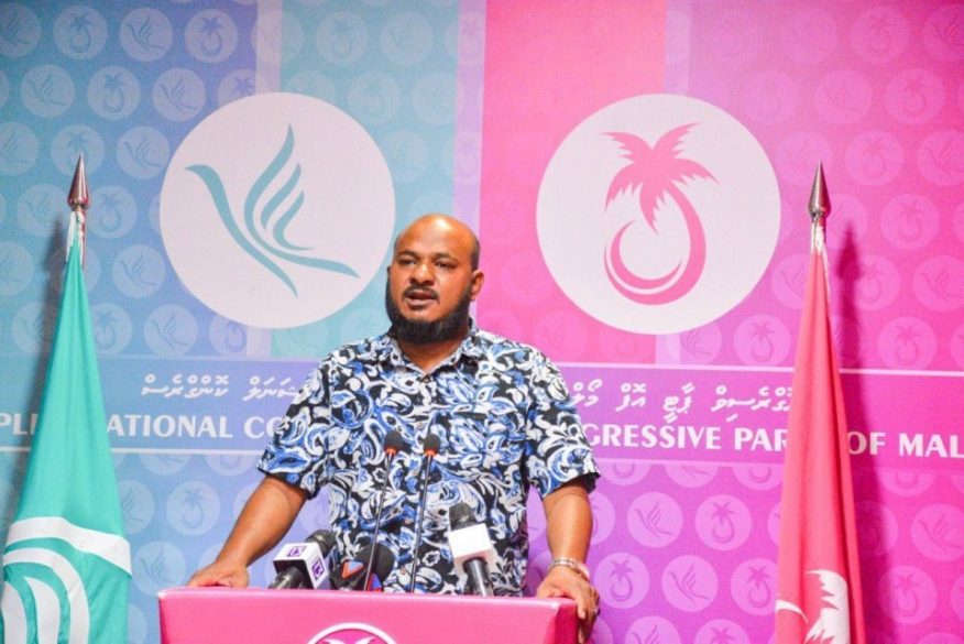 ޕީއެންސީގެ ނައިބް ރައީސް އިބްރާހިމް ޝުޖާއު | ފޮޓޯ: ވަގުތު